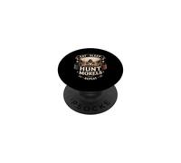 Comer Dormir Cazar Morillas Repetir Cazador De Setas PopSockets PopGrip Adhesivo