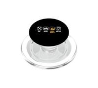 Comer Dormir Construir Techos Repetir Servicios Reparación de techos Techador PopSockets PopGrip para MagSafe