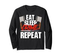 Comer Dormir Crimen Repetir Documentales Suspense Amante del Crimen Manga Larga