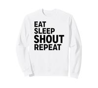 Comer Dormir Gritar Repetir Sudadera