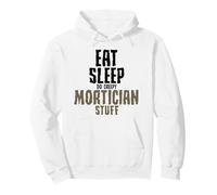 Comer Dormir Hacer Cosas Creepy Mortician Divertido Sudadera con Capucha