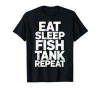Comer Dormir pecera Repetir Acuario Hobby Camiseta