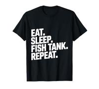 Comer Dormir pecera Repetir Acuario Hobby Camiseta