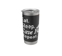 Comer, dormir, salvar abejas. repita Vaso térmico de acero inoxidable de doble pared