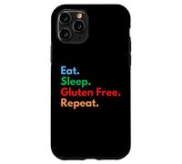 Comer dormir Sin gluten Repita para los amantes de la comida sin gluten Carcasa para iPhone 11 Pro