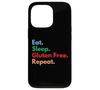Comer dormir Sin gluten Repita para los amantes de la comida sin gluten Carcasa para iPhone 13 Pro