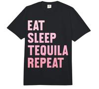 Comer Dormir Tequila Repetir Divertida Fiesta de Tequila Comfort Colors Adult Heavyweight T-Shirt