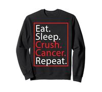 Comer Dormir Vencer Cáncer Repetir Mentalidad Sudadera