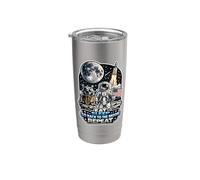 Comer Dormir Volver A La Luna Repite Vaso térmico de acero inoxidable de doble pared