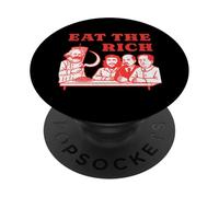 Comer el Rico Karl Marx Kebab Doner Che Guevara Lenin Mao PopSockets PopGrip Adhesivo