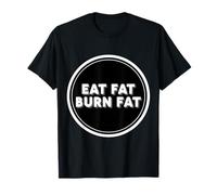 Comer Grasa Quema Grasa Keto cetogénico carnívoro Dieta Paleo Cita Camiseta