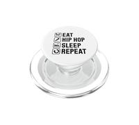 Comer Hip Hop Dormir Repite Iconos Básicos Simples PopSockets PopGrip para MagSafe
