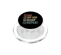 Comer Hip Hop Dormir Repite Iconos Básicos Simples PopSockets PopGrip para MagSafe