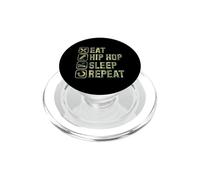 Comer Hip Hop Dormir Repite Iconos Básicos Simples PopSockets PopGrip para MagSafe
