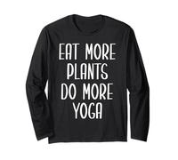 COMER MÁS PLANTAS HACEN MÁS YOGA IMPRESIONANTE E IMPRESIONANTE Manga Larga