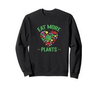 Comer más Plantas Vegetariano Corazón Sano Sudadera