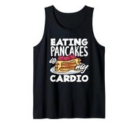Comer panqueques es mi placer cardiovascular Camiseta sin Mangas