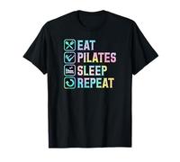 Comer Pilates Dormir Repetir Camiseta