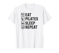 Comer Pilates Dormir Repetir Camiseta