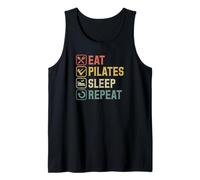 Comer Pilates Dormir Repetir Camiseta sin Mangas