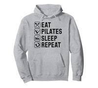 Comer Pilates Dormir Repetir Sudadera con Capucha