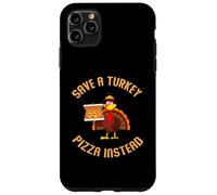 Comer Pizza Pavo Divertido Holding Pizza Guardar un Pavo Comer Pizza Carcasa para iPhone 11 Pro MAX