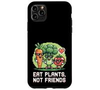 Comer Plantas No Amigos Pixel Art Verduras Vegano Vegetariano Carcasa para iPhone 11 Pro MAX