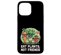 Comer Plantas No Amigos Pixel Art Verduras Vegano Vegetariano Carcasa para iPhone 13 Pro MAX