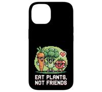 Comer Plantas No Amigos Pixel Art Verduras Vegano Vegetariano Carcasa para iPhone 14