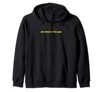 Comer Queso y ser Gay Sudadera con Capucha
