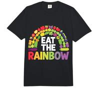 Comer Saludable Vegetariano Vegano Come El Arco Iris Comfort Colors Adult Heavyweight T-Shirt