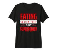Comer sin Gluten es mi Superpoder Alergia al Gluten Celíaco Camiseta Premium