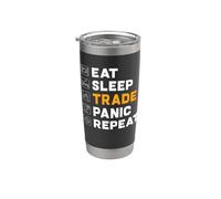 Comer sueño Comercio pánico Repita el comercio de inversores y comerciantes Vaso térmico de acero inoxidable de doble pared