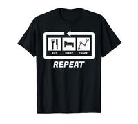 Comer sueño Comercio Repetir | Stock Trading Forex T-shirt Camiseta