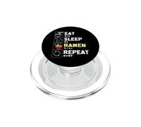 Comer sueño Ramen Repeat, Fideos para niños PopSockets PopGrip para MagSafe