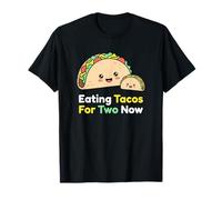 Comer Tacos para Dos Ahora Mamá Embarazada Esperando Bebé Camiseta