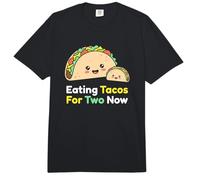 Comer Tacos para Dos Ahora Mamá Embarazada Esperando Bebé Comfort Colors Adult Heavyweight T-Shirt