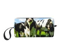 Comer Vacas en los pastos de Verano, Bolsa de Maquillaje Bolsa de cosméticos Bolsa de artículos de tocador de Viaje portátil Bolsa de Maquillaje