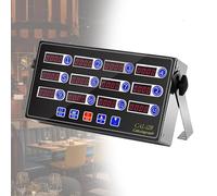 Comercial 12 canales múltiples temporizadores de cocina LED Calculagraph profesional for restaurante cocinar comida freidora hornear café alarma fuerte resistente