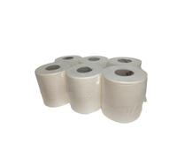 Comercial de envases Juan Guilabert. Papel secamanos pack de 6 rollos de 1 KG rollo laminado en celulosa para uso doméstico o industrial. (6 Rollos 800 Gr)