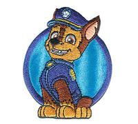 Comercial Mercera - 1 x Adesivo Termoadesivo - 7 x 6 cm - Parche Decorativo - Patrulla Canina Chase