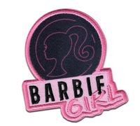 Comercial Mercera Barbie © Chica - Parches Termoadhesivos Bordados Aplique Para Ropa, Tamaño: 7 x 6,6 cm