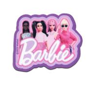 Comercial Mercera Barbie © Equipo Pasarela - Parches Termoadhesivos Bordados Aplique Para Ropa, Tamaño: 6 x 7,1 cm