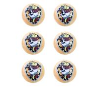 COMERCIAL MERCERA, Botones Decorativos Patrulla Canina, Botones para Niños, Personajes Infantiles, Ideales para Pantalones, Camisas, Babi Escolar Infantil y Abrigos, 6 Unidades 1.5 CMM (Rubble)