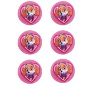 COMERCIAL MERCERA, Botones Decorativos Patrulla Canina, Botones para Niños, Personajes Infantiles, Ideales para Pantalones, Camisas, Babi Escolar Infantil y Abrigos, 6 Unidades 1.5 CMM (Skye)