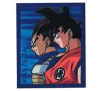 COMERCIAL MERCERA, Parches de Ropa Termoadhesivos, Dragon Ball, Parche para Camisetas, Gorras, Mochilas Escolares, 100% Poliéster, Impreso, 6,5x5,5 Cm Cuadrado, 6 Cm Redondo (Goku y Vegeta)