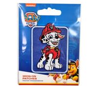 COMERCIAL MERCERA, Parches de Ropa Termoadhesivos, Patrulla Canina, Paw Patrol, Parche para Camisetas, Gorras, Mochilas Escolares, 100% Poliéster (Marshall)