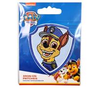 COMERCIAL MERCERA, Parches de Ropa Termoadhesivos, Patrulla Canina, Paw Patrol, Parche para Camisetas, Gorras, Mochilas Escolares, 100% Poliéster (Chase 3)