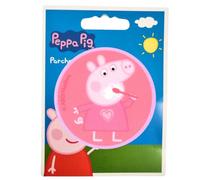 COMERCIAL MERCERA, Parches de Ropa Termoadhesivos, Peppa Pig, Parche para Camisetas, Gorras, Mochilas Escolares, Impreso, 100% Poliéster (Peppa Pig Dientes)