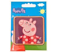 COMERCIAL MERCERA, Parches de Ropa Termoadhesivos, Peppa Pig, Parche para Camisetas, Gorras, Mochilas Escolares, 100% Poliéster (Peppa Pig Vestido Rojo)